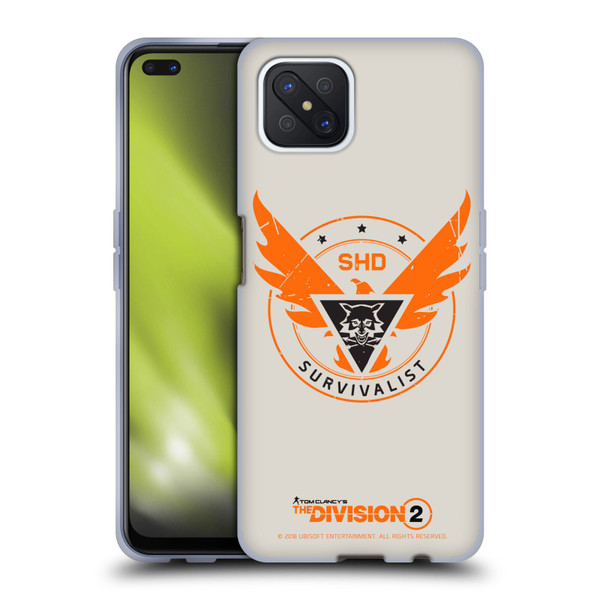 Tom Clancy's The Division 2 Logo Art Survivalist Soft Gel Case for OPPO Reno4 Z 5G