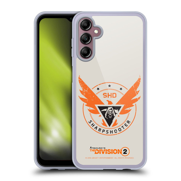 Tom Clancy's The Division 2 Logo Art Sharpshooter Soft Gel Case for Samsung Galaxy A14 5G