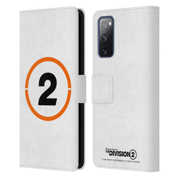 Tom Clancy's The Division 2 Logo Art Ring 2 Leather Book Wallet Case Cover For Samsung Galaxy S20 FE / 5G
