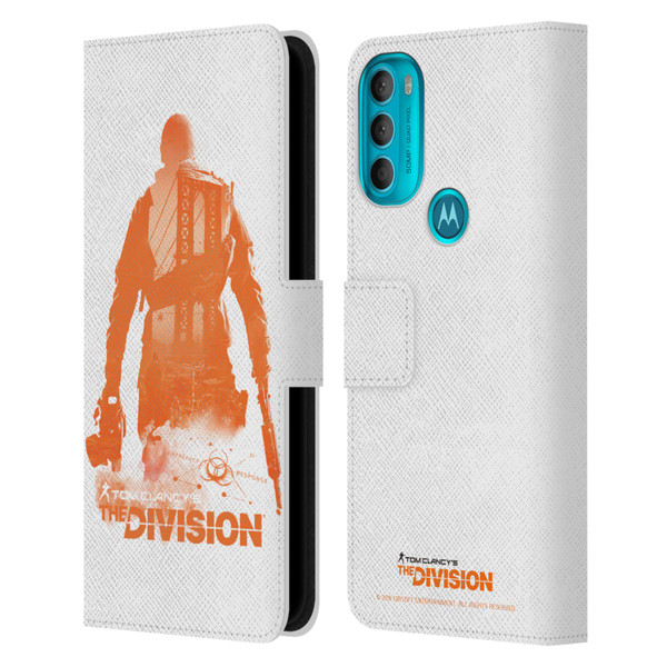 Tom Clancy's The Division Key Art Character 3 Leather Book Wallet Case Cover For Motorola Moto G71 5G