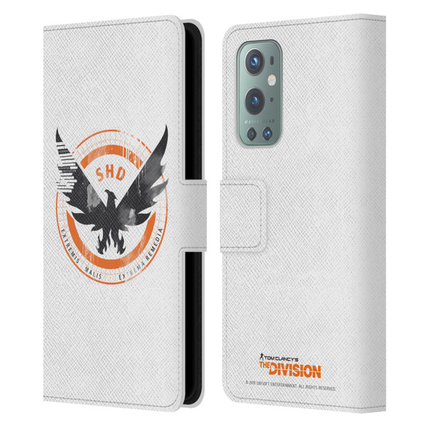 Tom Clancy's The Division Key Art Logo White Leather Book Wallet Case Cover For OnePlus 9