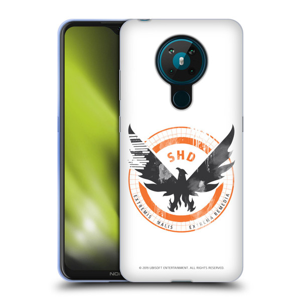 Tom Clancy's The Division Key Art Logo White Soft Gel Case for Nokia 5.3