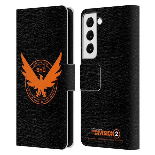 Tom Clancy's The Division 2 Logo Art Phoenix Leather Book Wallet Case Cover For Samsung Galaxy S22 5G