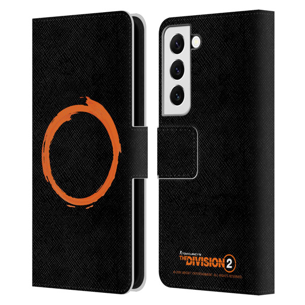 Tom Clancy's The Division 2 Logo Art Ring Leather Book Wallet Case Cover For Samsung Galaxy S22 5G