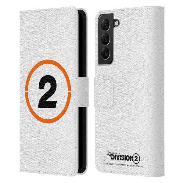 Tom Clancy's The Division 2 Logo Art Ring 2 Leather Book Wallet Case Cover For Samsung Galaxy S22+ 5G