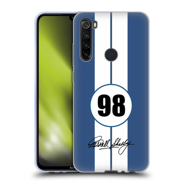 Shelby Car Graphics 1965 427 S/C Blue Soft Gel Case for Xiaomi Redmi Note 8T