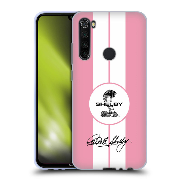 Shelby Car Graphics 1965 427 S/C Pink Soft Gel Case for Xiaomi Redmi Note 8T