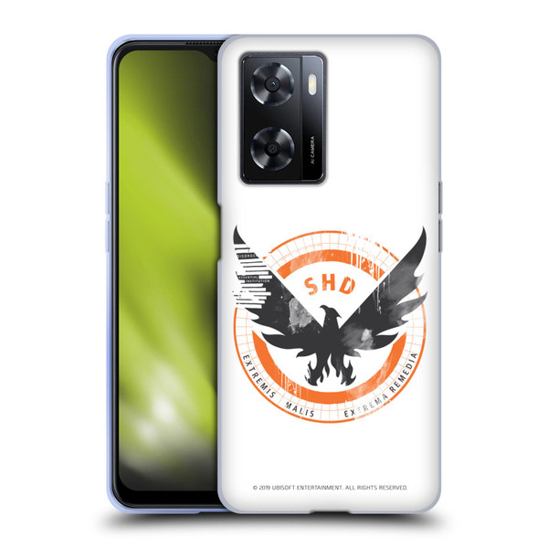 Tom Clancy's The Division Key Art Logo White Soft Gel Case for OPPO A57s