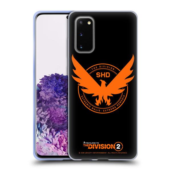Tom Clancy's The Division 2 Logo Art Phoenix Soft Gel Case for Samsung Galaxy S20 / S20 5G