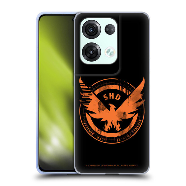 Tom Clancy's The Division Key Art Logo Black Soft Gel Case for OPPO Reno8 Pro