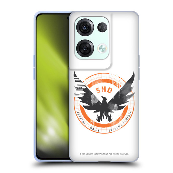 Tom Clancy's The Division Key Art Logo White Soft Gel Case for OPPO Reno8 Pro
