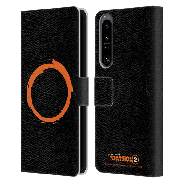 Tom Clancy's The Division 2 Logo Art Ring Leather Book Wallet Case Cover For Sony Xperia 1 IV