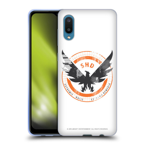 Tom Clancy's The Division Key Art Logo White Soft Gel Case for Samsung Galaxy A02/M02 (2021)