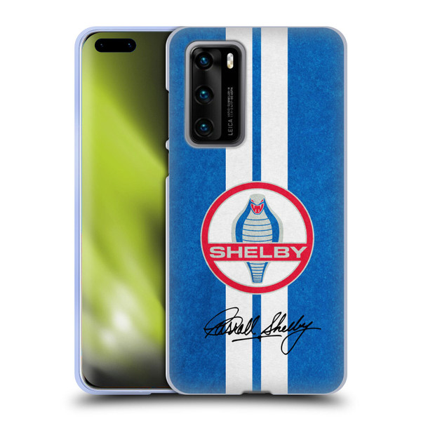 Shelby Logos Distressed Blue Soft Gel Case for Huawei P40 5G