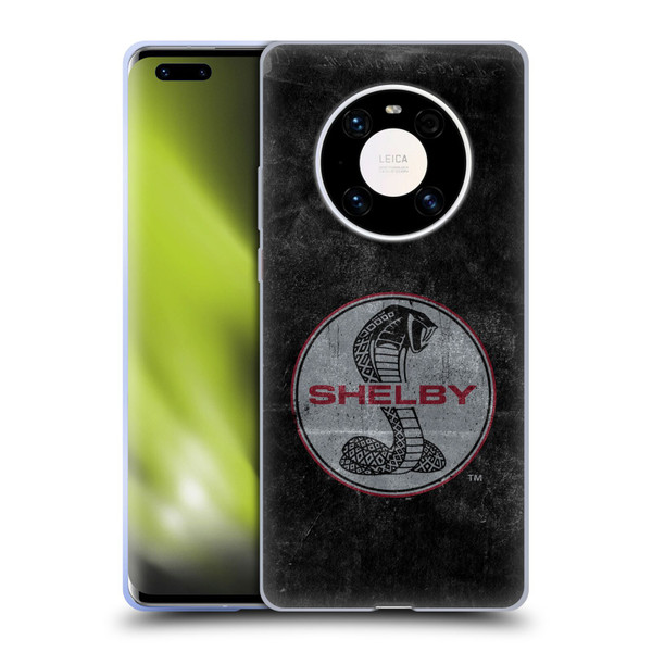 Shelby Logos Distressed Black Soft Gel Case for Huawei Mate 40 Pro 5G