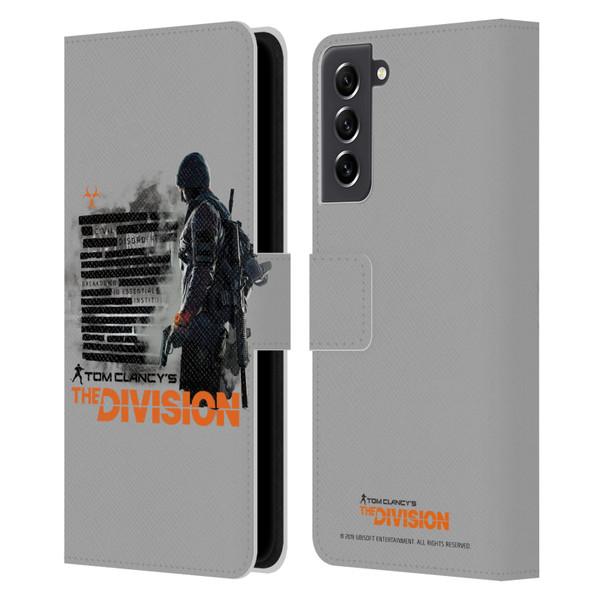 Tom Clancy's The Division Key Art Character Leather Book Wallet Case Cover For Samsung Galaxy S21 FE 5G