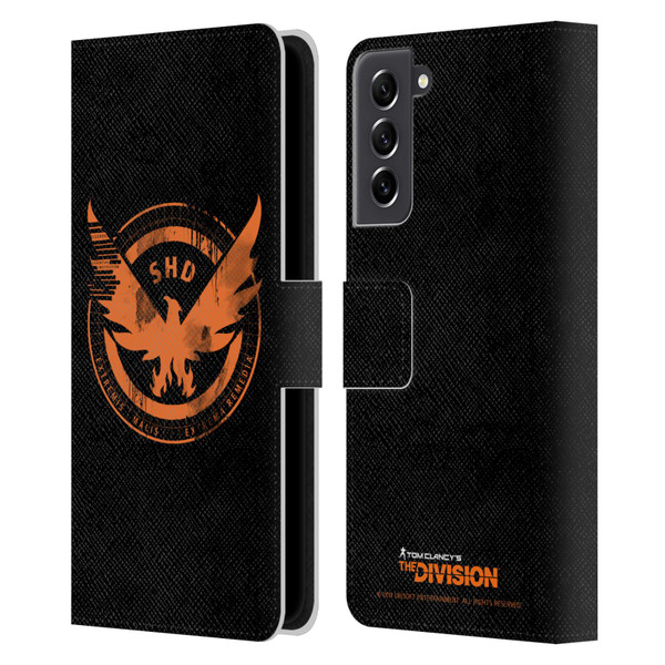 Tom Clancy's The Division Key Art Logo Black Leather Book Wallet Case Cover For Samsung Galaxy S21 FE 5G