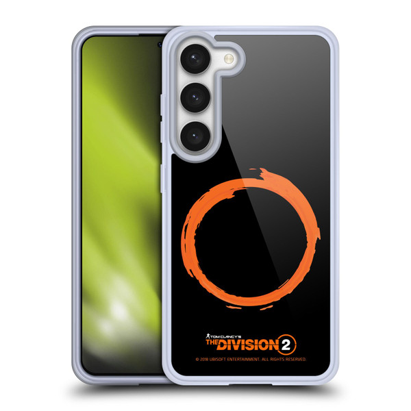 Tom Clancy's The Division 2 Logo Art Ring Soft Gel Case for Samsung Galaxy S23 5G
