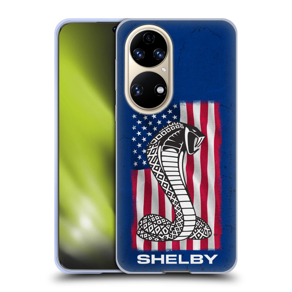 Shelby Logos American Flag Soft Gel Case for Huawei P50