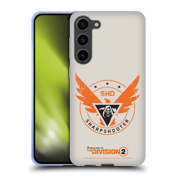 Tom Clancy's The Division 2 Logo Art Sharpshooter Soft Gel Case for Samsung Galaxy S23+ 5G