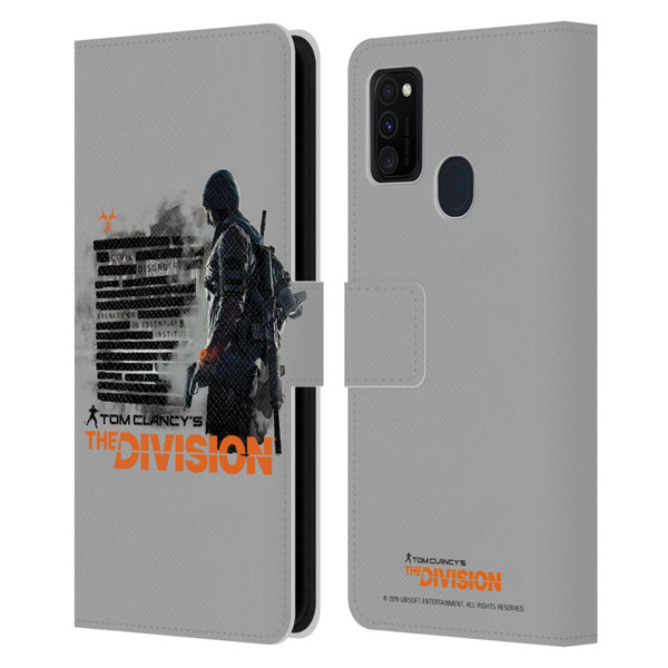 Tom Clancy's The Division Key Art Character Leather Book Wallet Case Cover For Samsung Galaxy M30s (2019)/M21 (2020)