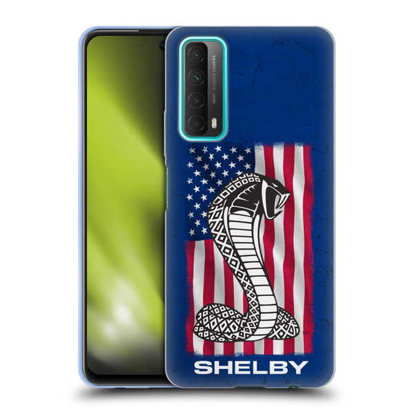 Shelby Logos American Flag Soft Gel Case for Huawei P Smart (2021)