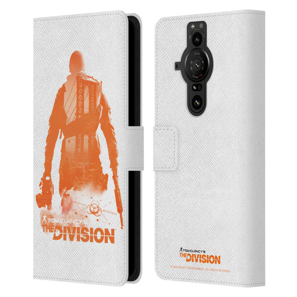 Tom Clancy's The Division Key Art Character 3 Leather Book Wallet Case Cover For Sony Xperia Pro-I