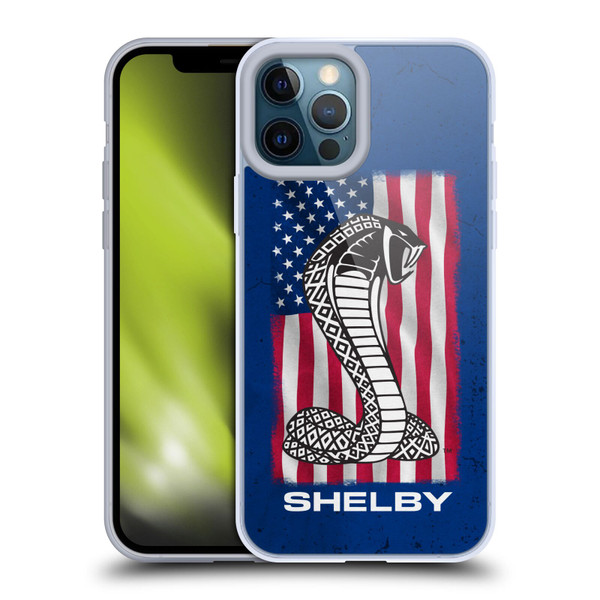 Shelby Logos American Flag Soft Gel Case for Apple iPhone 12 Pro Max