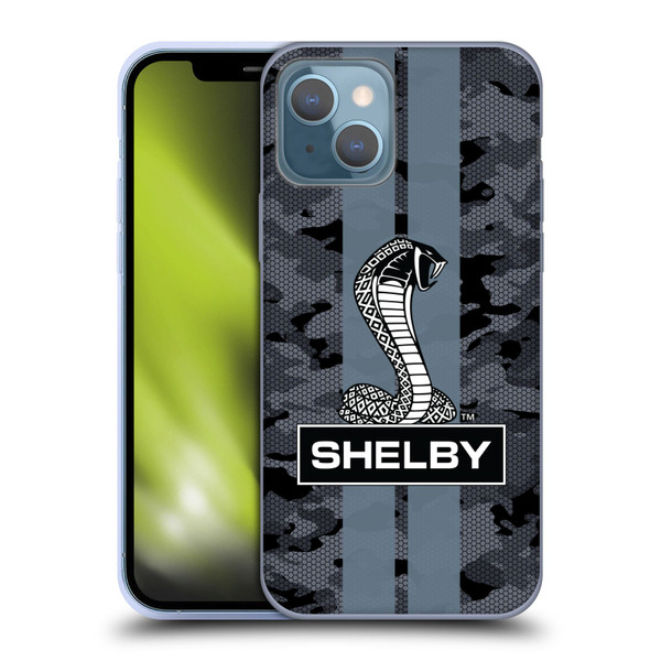 Shelby Logos Camouflage Soft Gel Case for Apple iPhone 13