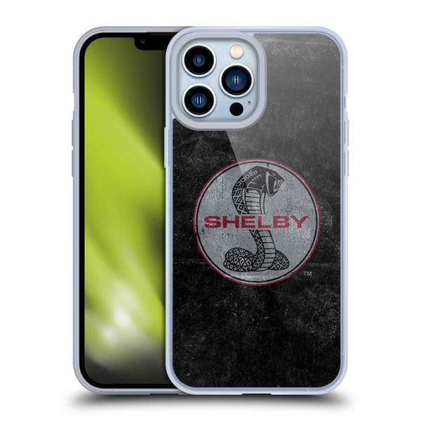 Shelby Logos Distressed Black Soft Gel Case for Apple iPhone 13 Pro Max