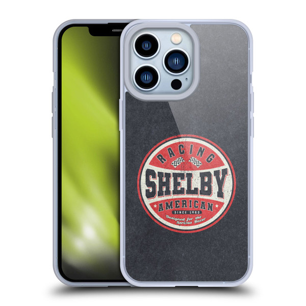 Shelby Logos Vintage Badge Soft Gel Case for Apple iPhone 13 Pro