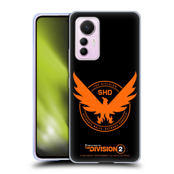 Tom Clancy's The Division 2 Logo Art Phoenix Soft Gel Case for Xiaomi 12 Lite