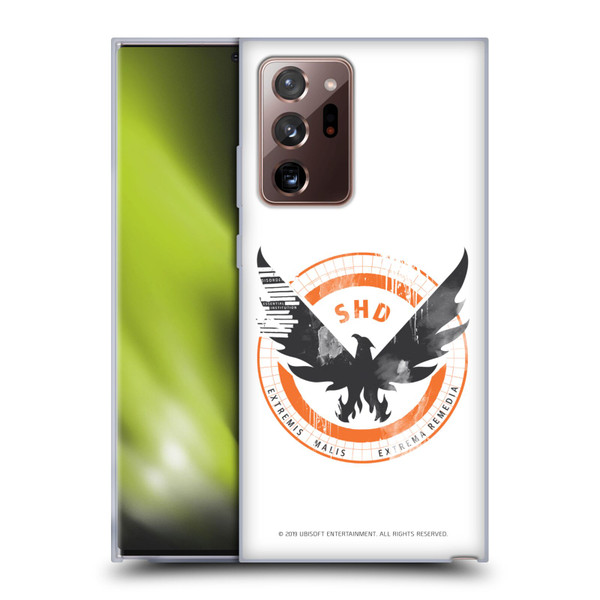 Tom Clancy's The Division Key Art Logo White Soft Gel Case for Samsung Galaxy Note20 Ultra / 5G