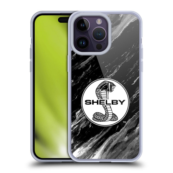 Shelby Logos Marble Soft Gel Case for Apple iPhone 14 Pro Max