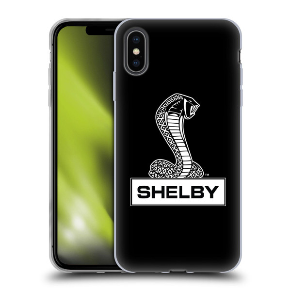 Shelby Logos Plain Soft Gel Case for Apple iPhone XS Max
