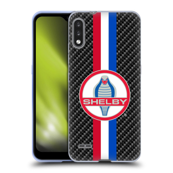 Shelby Logos Carbon Fiber Soft Gel Case for LG K22