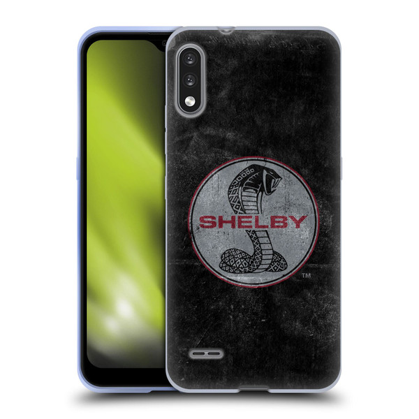 Shelby Logos Distressed Black Soft Gel Case for LG K22