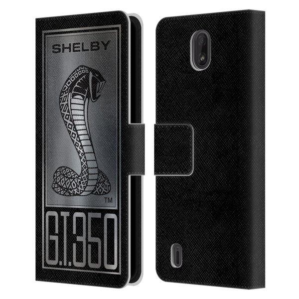 Shelby Car Graphics GT350 Leather Book Wallet Case Cover For Nokia C01 Plus/C1 2nd Edition