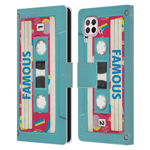 BROS Vintage Cassette Tapes When Will I Be Famous Leather Book Wallet Case Cover For Huawei Nova 6 SE / P40 Lite