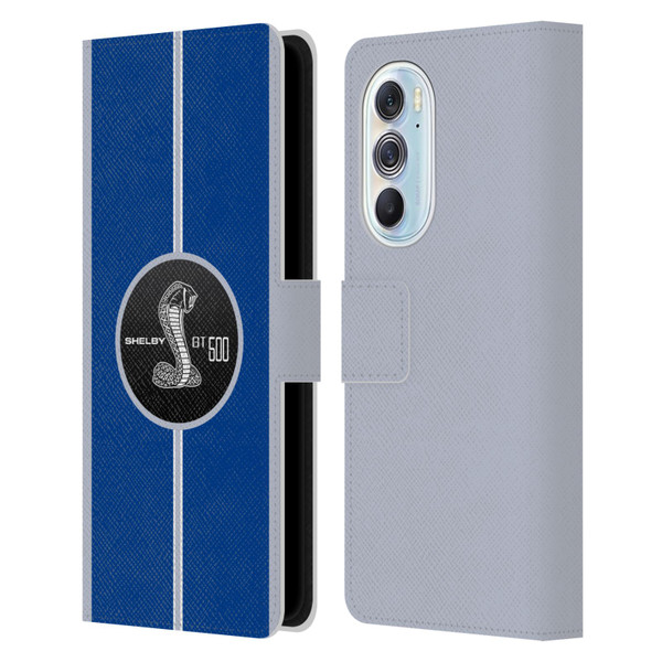 Shelby Car Graphics GT500 Leather Book Wallet Case Cover For Motorola Edge X30