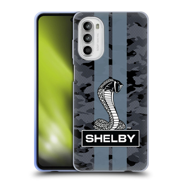 Shelby Logos Camouflage Soft Gel Case for Motorola Moto G52