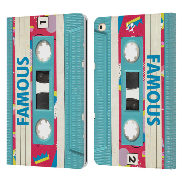 BROS Vintage Cassette Tapes When Will I Be Famous Leather Book Wallet Case Cover For Apple iPad 9.7 2017 / iPad 9.7 2018