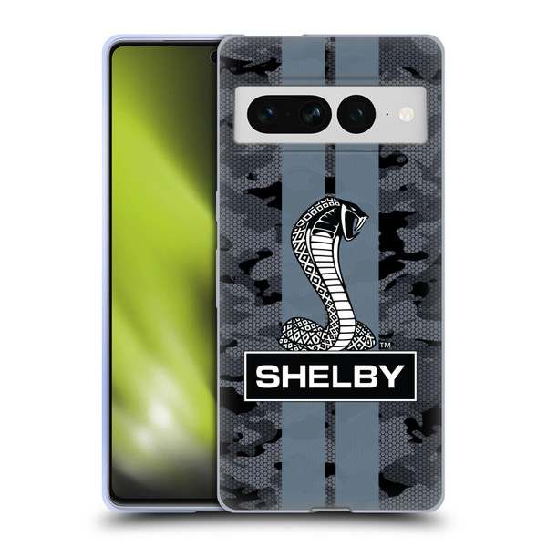Shelby Logos Camouflage Soft Gel Case for Google Pixel 7 Pro