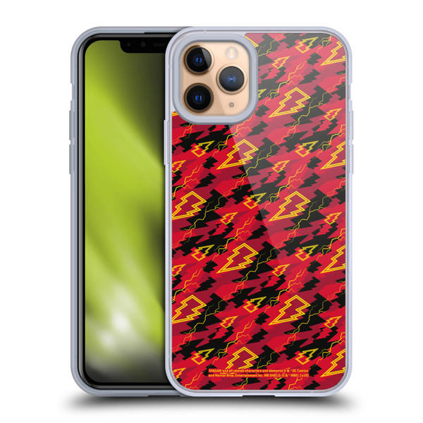 Shazam! 2019 Movie Logos Pattern Soft Gel Case for Apple iPhone 11 Pro