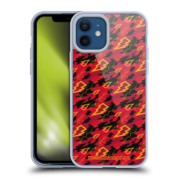 Shazam! 2019 Movie Logos Pattern Soft Gel Case for Apple iPhone 12 / iPhone 12 Pro