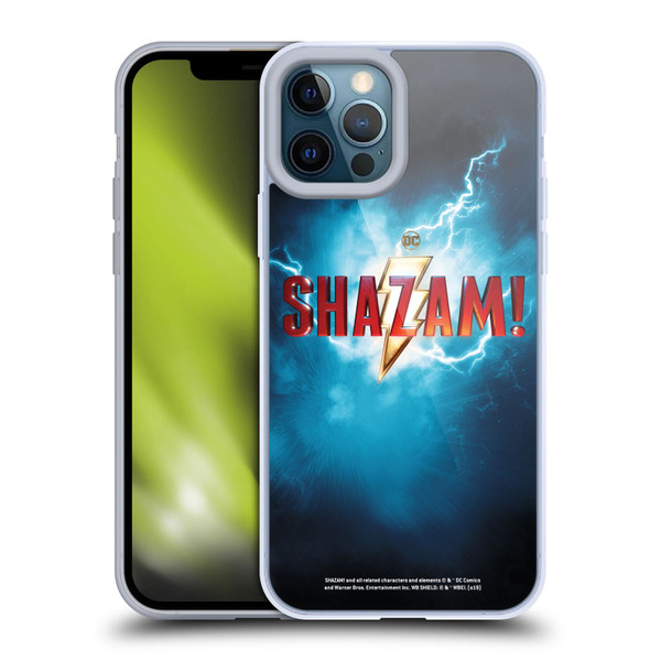 Shazam! 2019 Movie Logos Poster Soft Gel Case for Apple iPhone 12 Pro Max