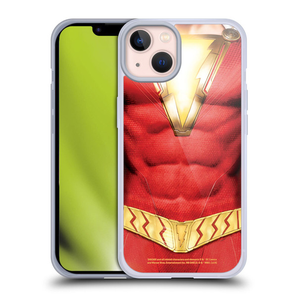 Shazam! 2019 Movie Logos Costume Soft Gel Case for Apple iPhone 13
