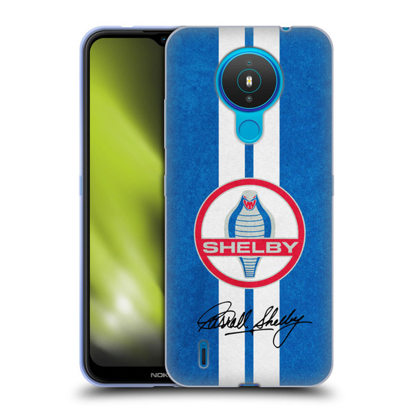 Shelby Logos Distressed Blue Soft Gel Case for Nokia 1.4