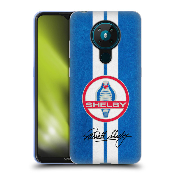 Shelby Logos Distressed Blue Soft Gel Case for Nokia 5.3