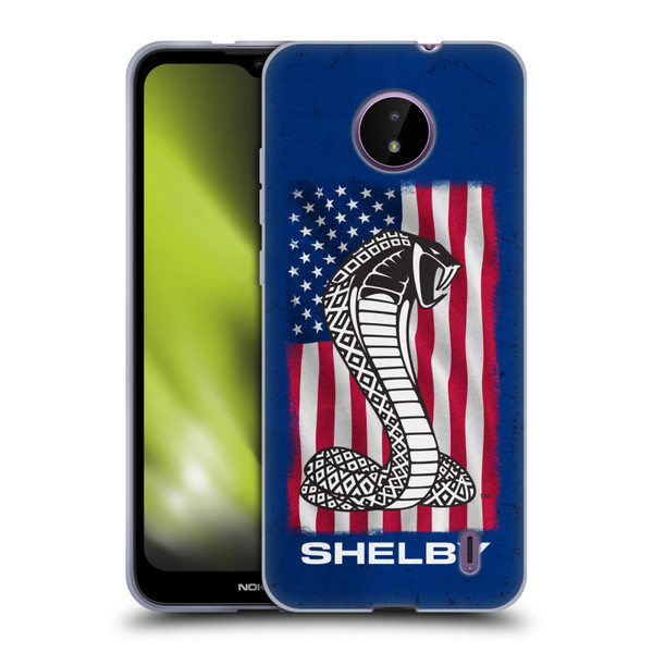Shelby Logos American Flag Soft Gel Case for Nokia C10 / C20